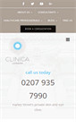 Mobile Screenshot of clinicalondon.co.uk